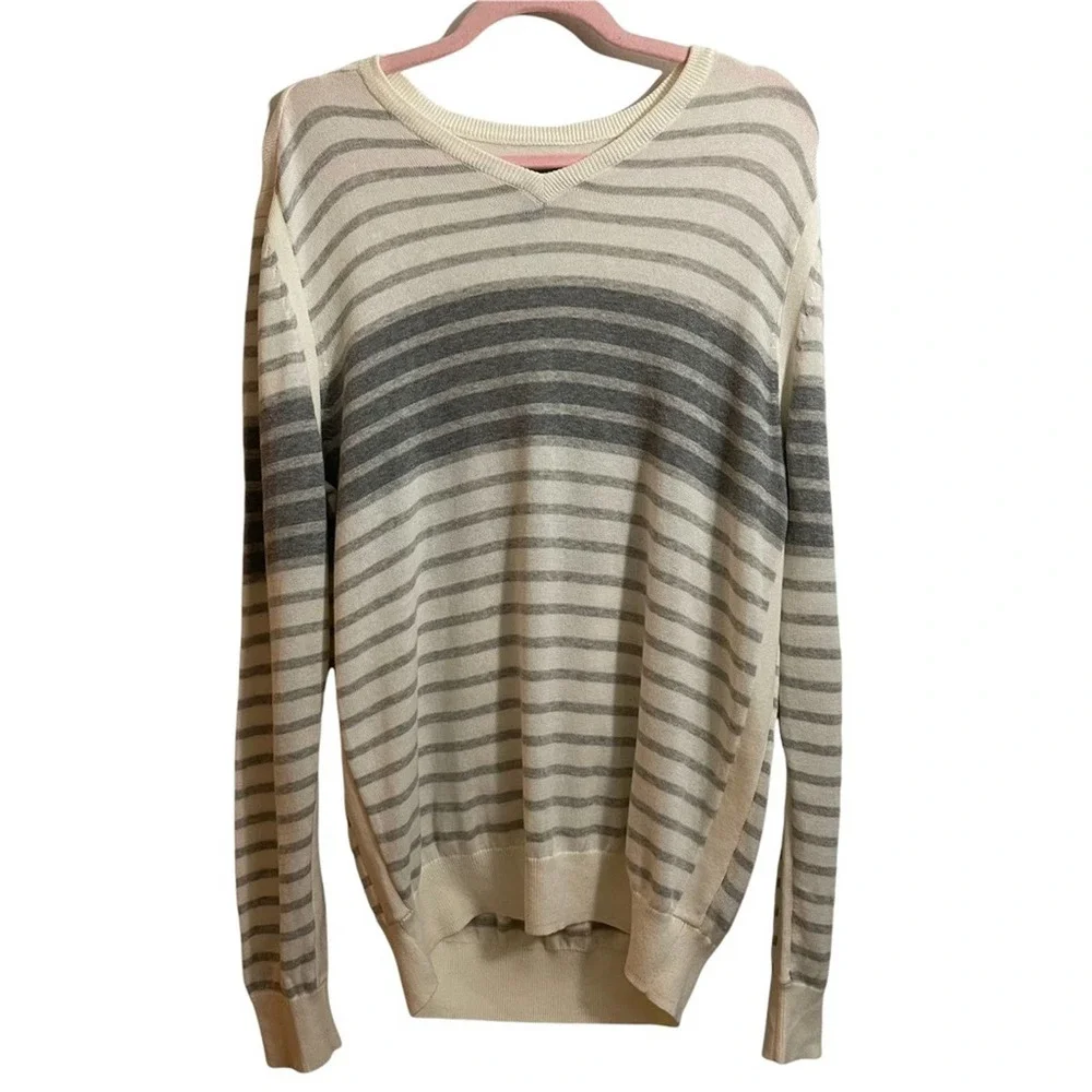 Kenneth Cole Reaction Striped Tunic Sweater NWT